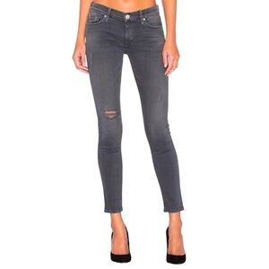 Hudson Ankle Krista Super Skinny‎ Stretch Jeans Horizon Grey Womens Size 27 NWT